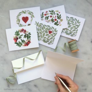 Giveaway: Botanical Cards from Bottle Branch