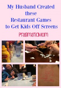Restaurant Games to Get Kids Off Screens