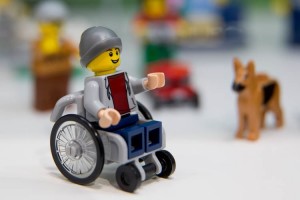 Lego wheelchair mini figure