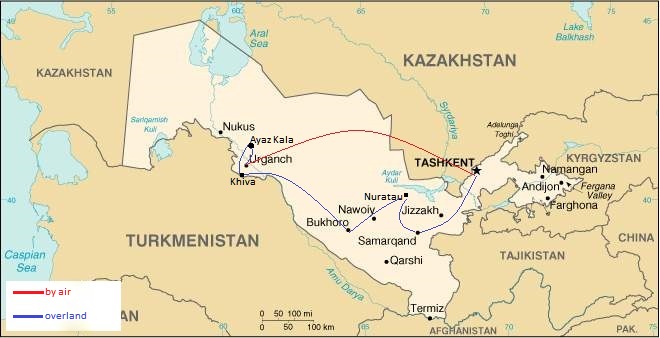 Samarkand, the old silk road