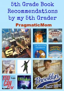 5th Grade Book Recommendations from My 5th Grader