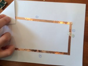 paper circuit light up card