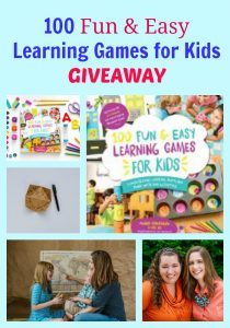 100 Fun & Easy Learning Games for Kids GIVEAWAY