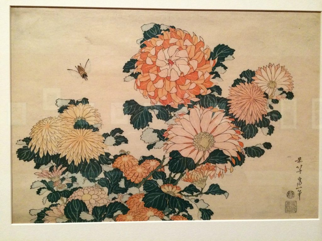 Hokusai flower painting 1