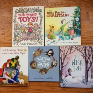 5 book snow winter picture book giveaway
