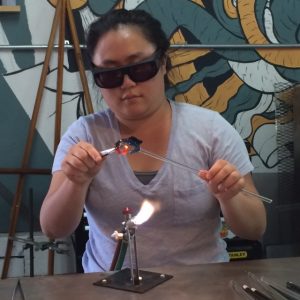 Glass Blowing with My Girls