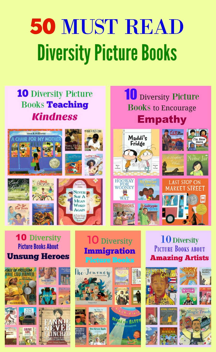 50 MUST READ Diversity Picture Books
