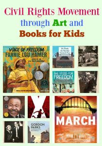 Civil Rights Movement through Art and Books for Kids