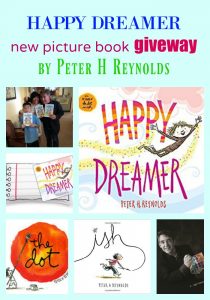 #HappyDreamer GIVEAWAY by Peter H Reynolds