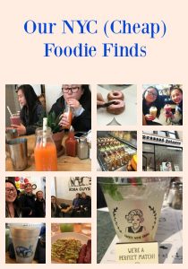 Our NYC (Cheap) Foodie Finds
