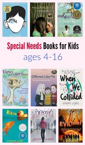 Special Needs Books for Kids ages 4-16