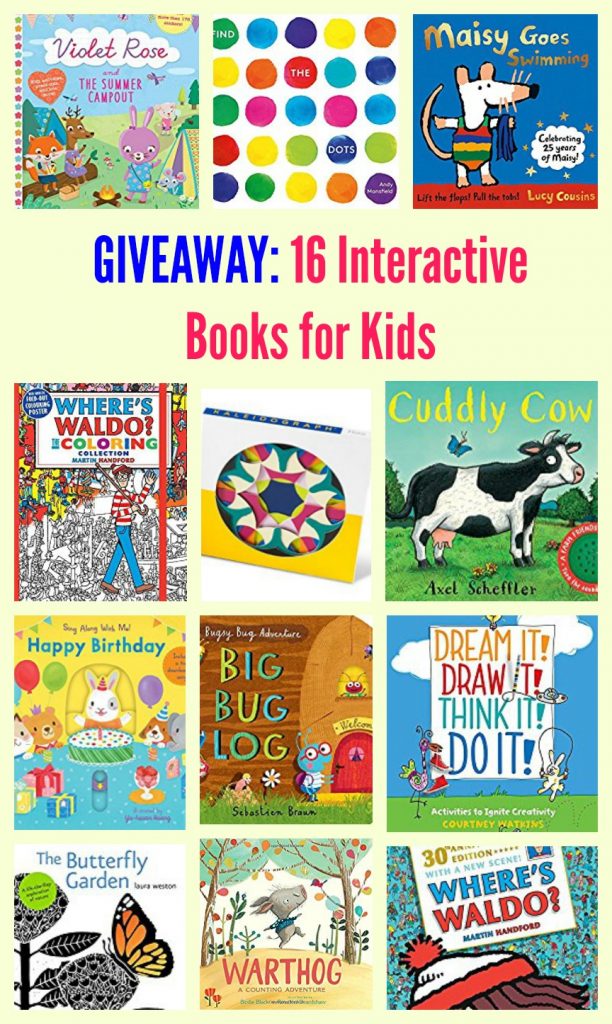 GIVEAWAY: 16 Interactive Books for Kids