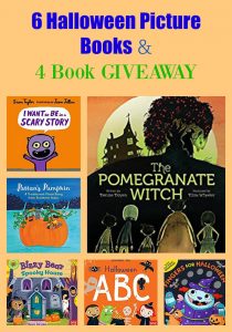 6 Halloween Picture Books & 4 Book GIVEAWAY