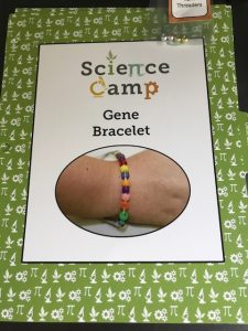 gene bracelet science camp