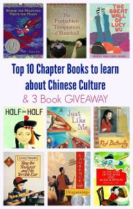 Top 10 Chapter Books about Chinese Culture & 3 Book GIVEAWAY
