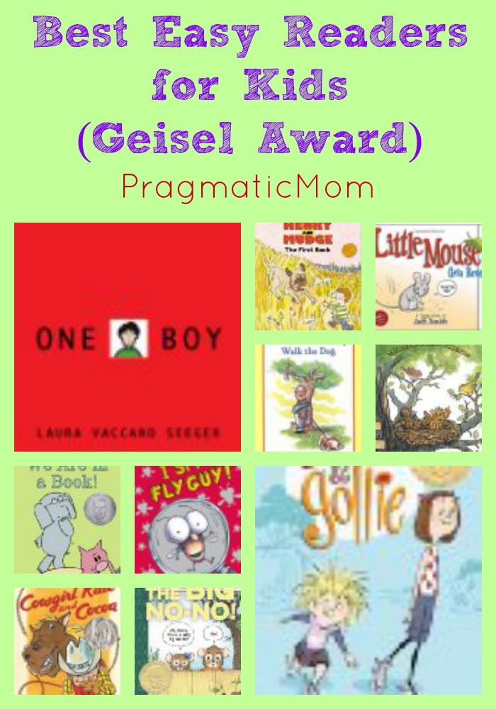 Geisel awards, best easy readers, best early readers