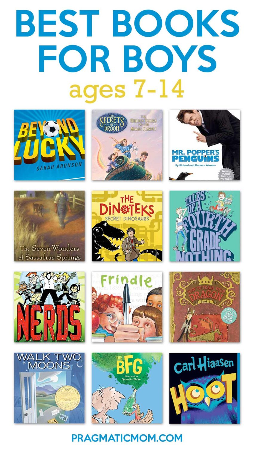 Best Books for Boy Readers, Reluctant or Otherwise (ages 7-14)
