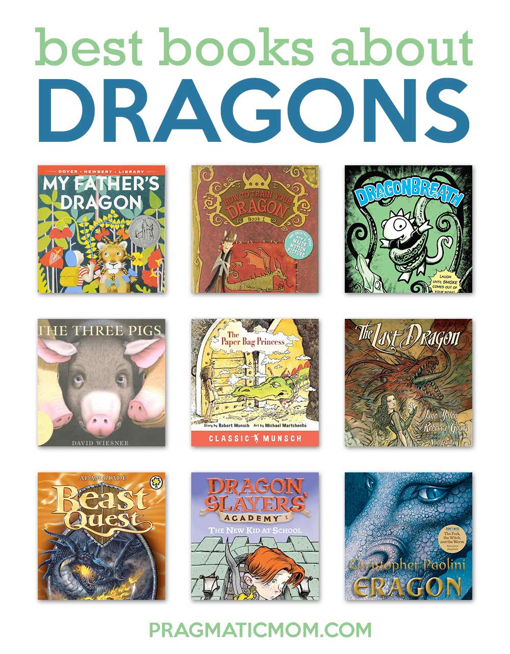 Top 10: Best Dragon Kid's Books for All Ages (ages 2-14)
