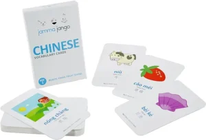 Bilingual Learn Chinese - 34 Durable, Coated Vocabulary Flash Cards