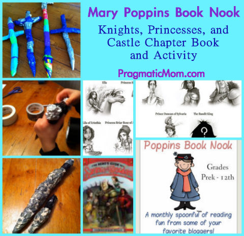 Mary Poppins Book Nook, chapter books for kids, knights princess chapter books, book club for kids,