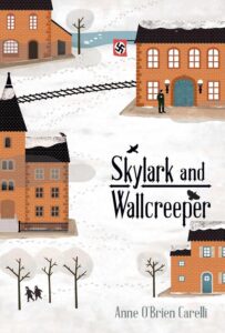 Skylark and Wallcreeper by Anne O'Brien Carelli