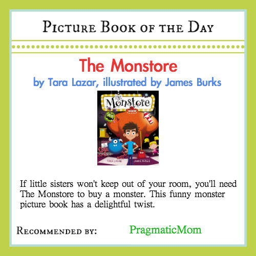 monster picture book, The Monstore