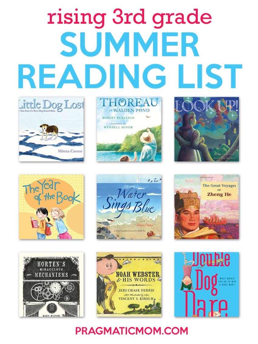 Rising 3rd Grade Summer Reading List