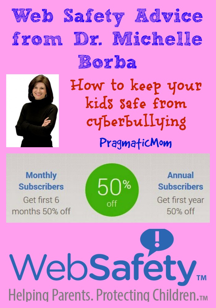 internet safety advice from Dr. Michelle Borba, web safety app,