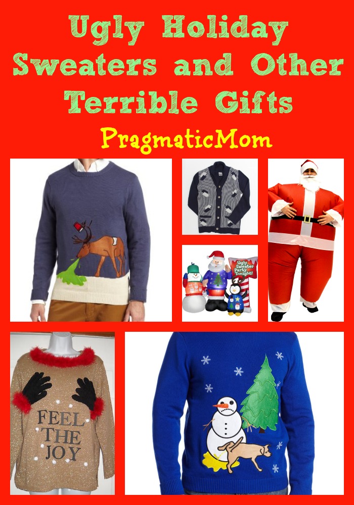 ugly holiday sweaters and other terrible gifts
