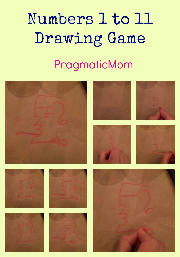 Numbers 1 to 11 Drawing Game