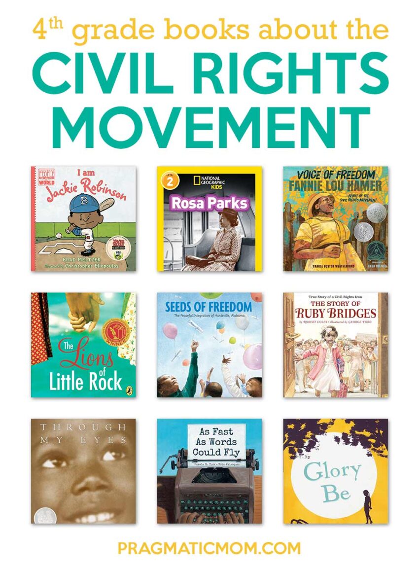 Civil Rights Movement Books for 4th Grade and MLK Day