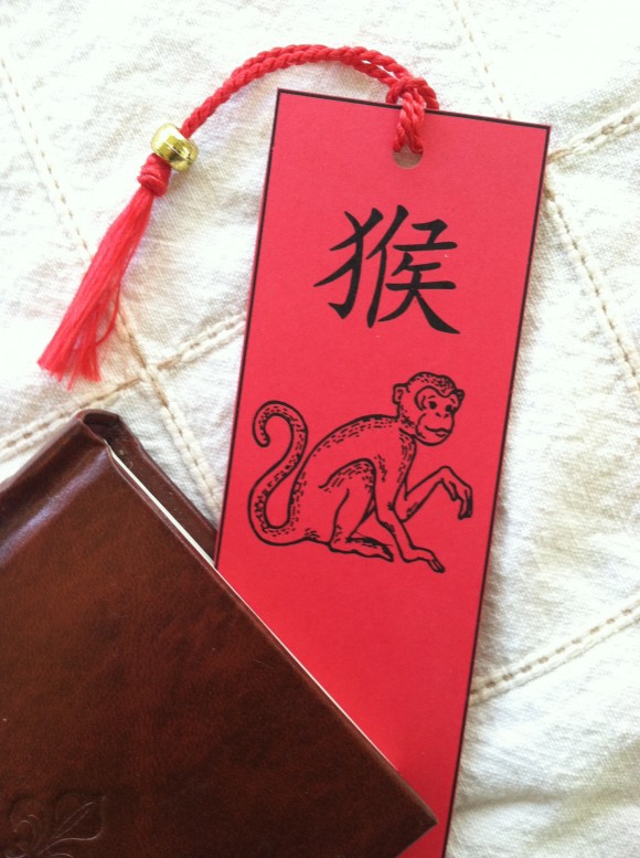 Year of the Monkey Bookmark Craft - Pragmatic Mom