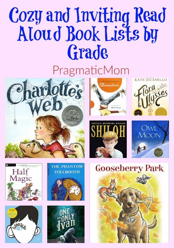 Read Aloud Book Lists by Grade