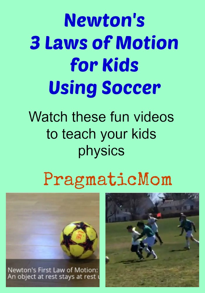 Newton's 3 Laws of Motion for Kids Using Soccer
