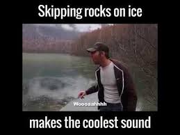 ice makes cool sounds