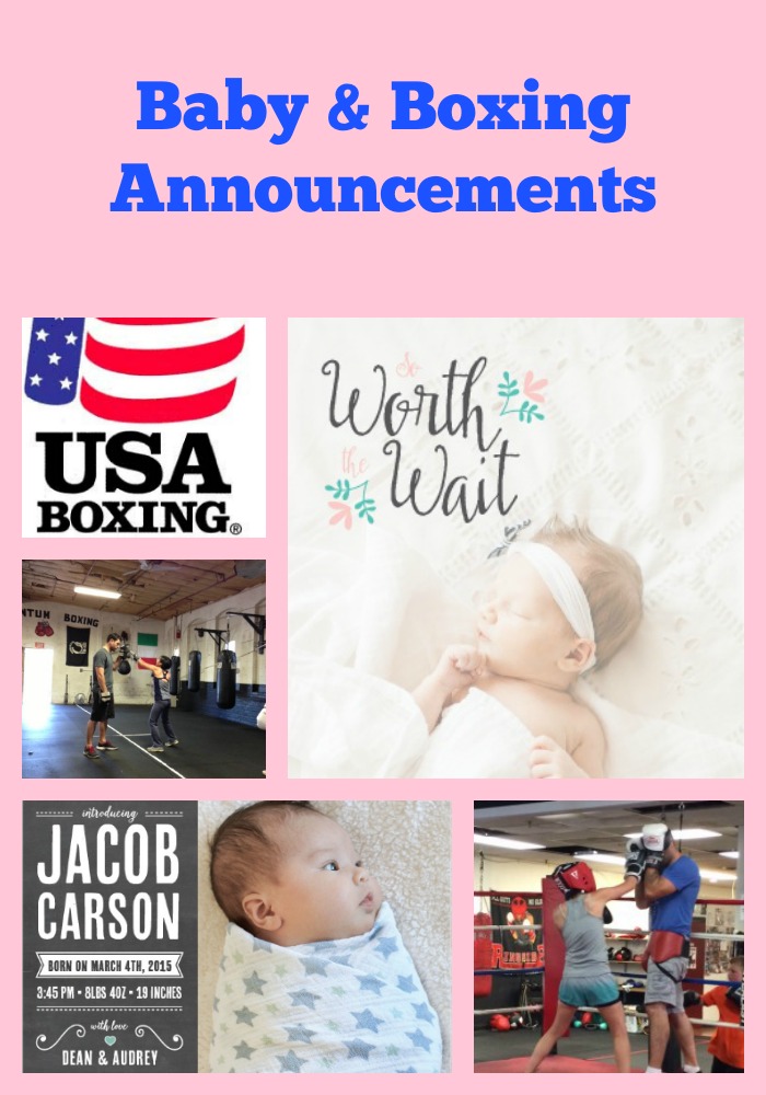 Baby & Boxing Announcements