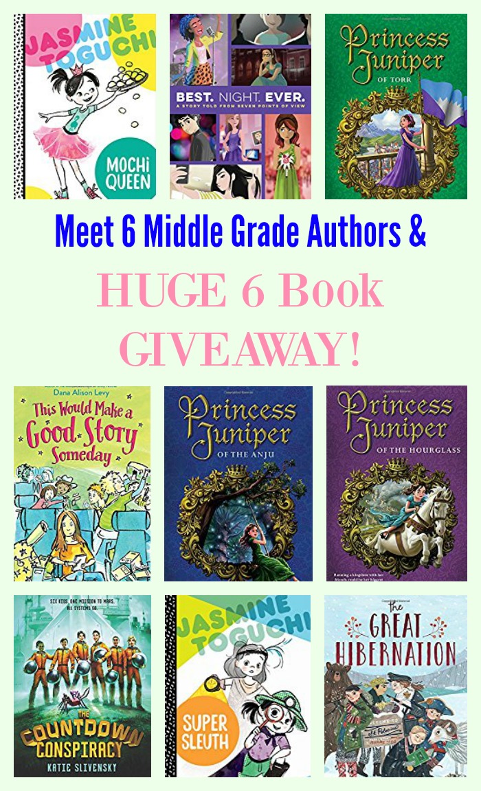 Meet 6 Middle Grade Authors & HUGE 6 Book GIVEAWAY!