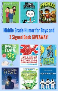 Middle Grade Humor for Boys and 3 Signed Book GIVEAWAY!
