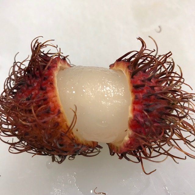 Rambutan exotic fruit challenge