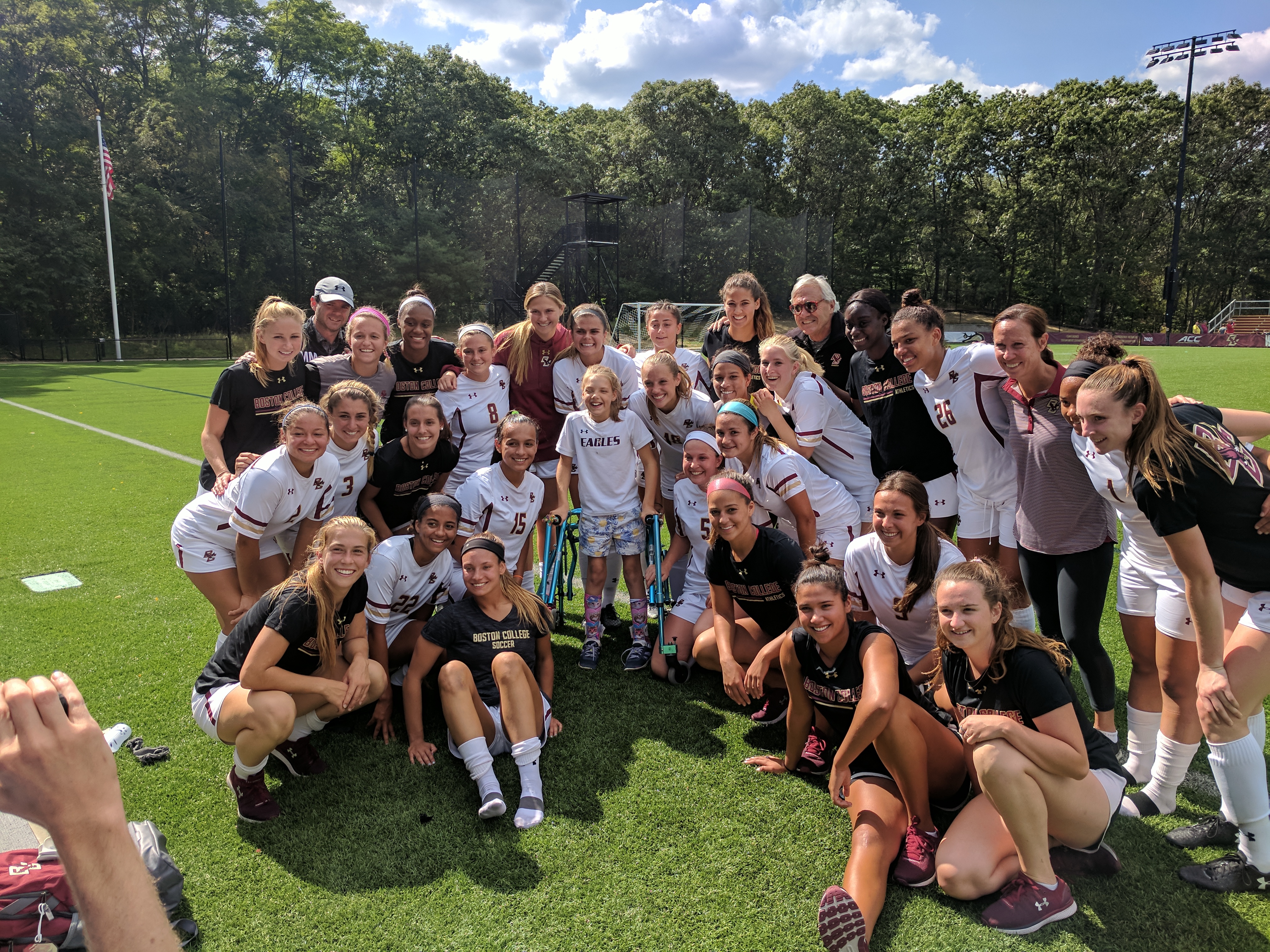 Team Impact and Boston College Women's Soccer Team