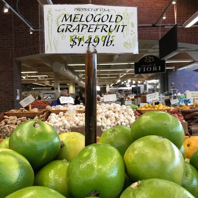 My 13 year old son's Exotic Fruit Challenge: Mellow Gold Grapefruit.