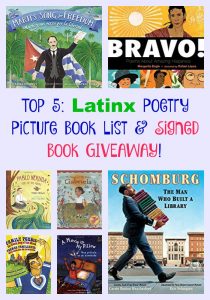 Top 5: Latinx Poetry Picture Book List & Signed Book GIVEAWAY!