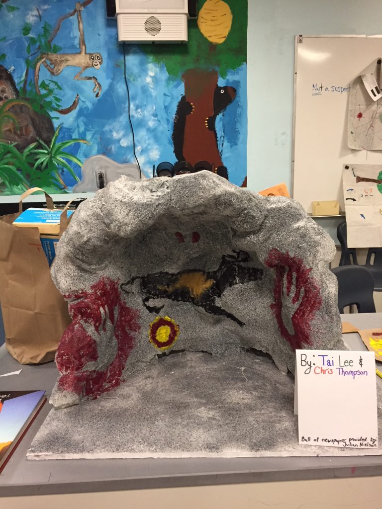 Prehistoric Cave for Ancient Feasts Middle School Project