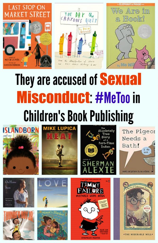 Sexual Misconduct in Children's Book Publishing #MeToo #TimesUp