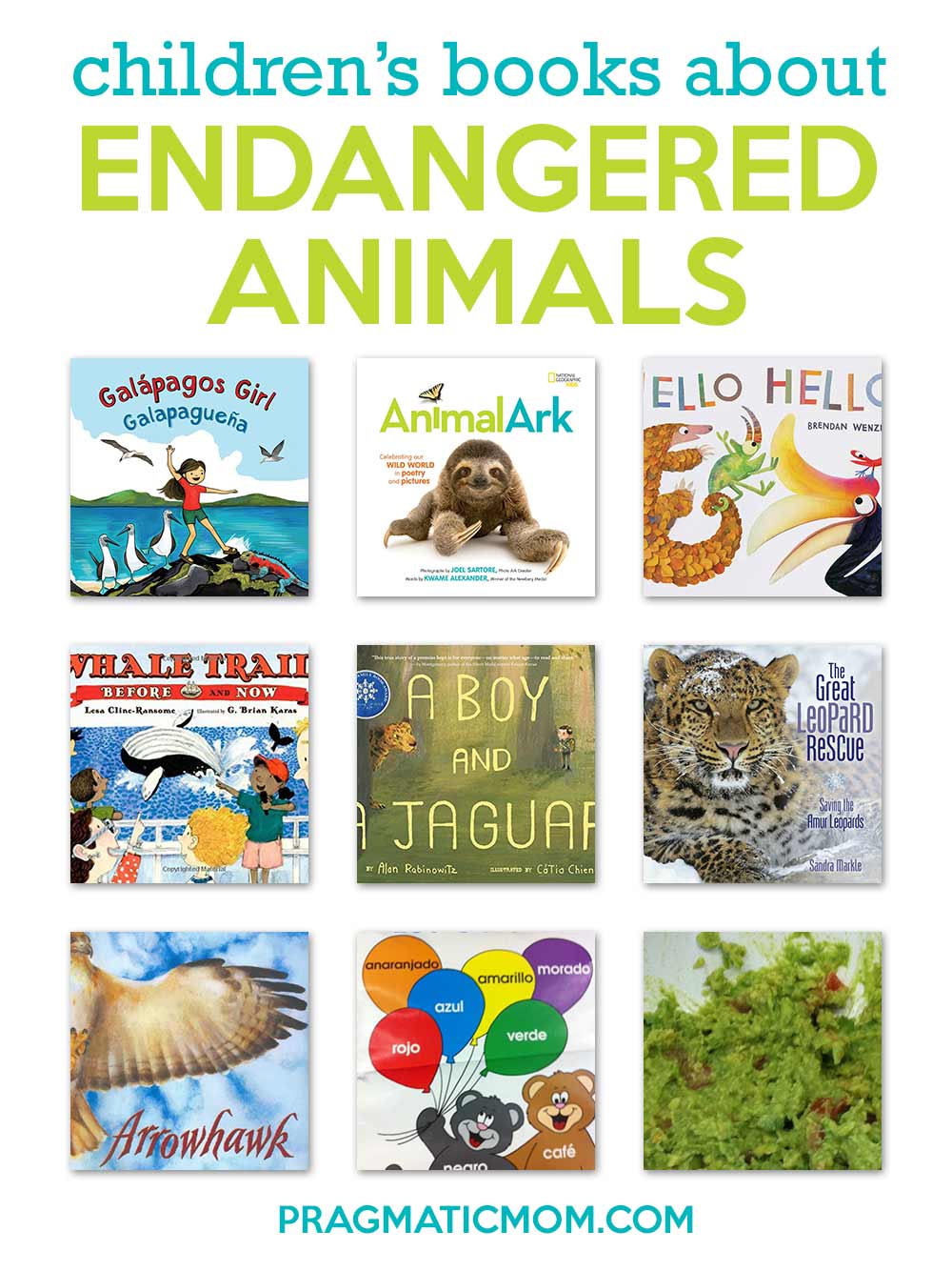 10 Books on Helping Endangered Animals & 3 Book GIVEAWAY! - Pragmatic Mom