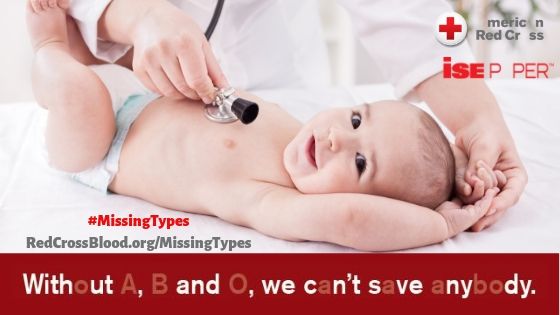 American Red Cross Needs YOU for #MissingTypes 