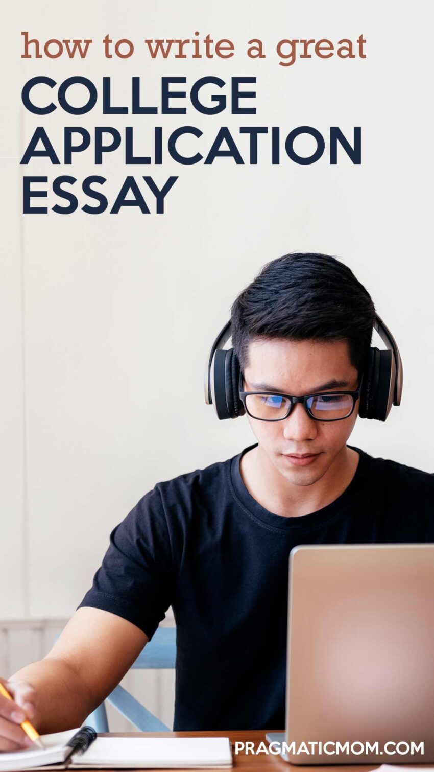 how to write a college application essay step by step