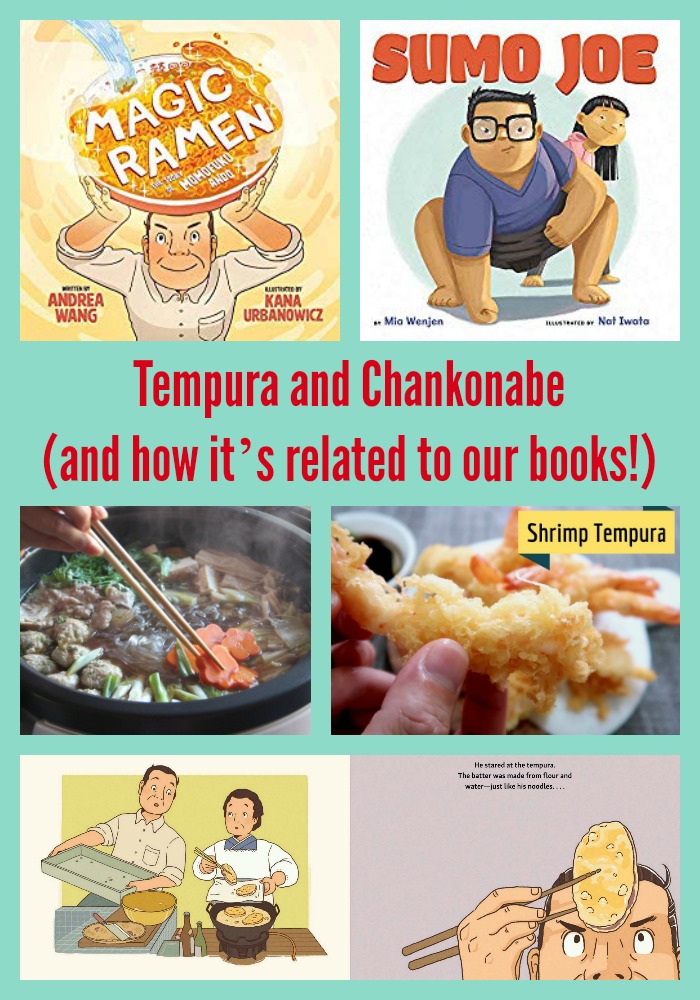 Tempura and Chankonabe (and how it’s related to our books!)