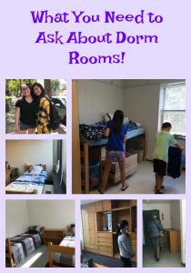 What You Need to Ask About Dorm Rooms!