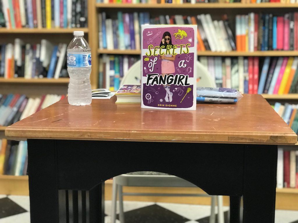 Erin Dionne Secrets of a Fangirl book launch